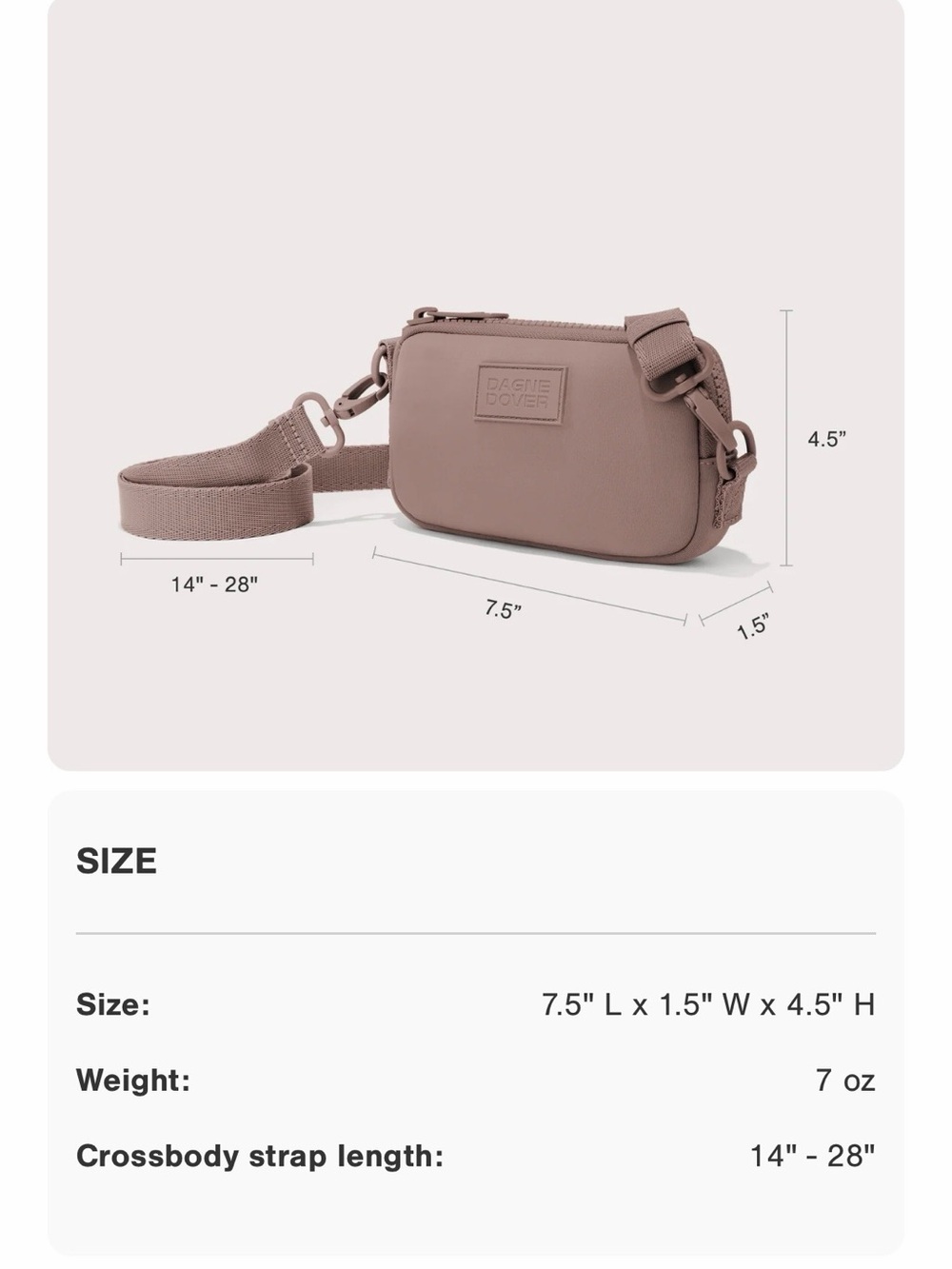 Dagne Dover Olive Green Mini Crossbody - Picture 11 of 11